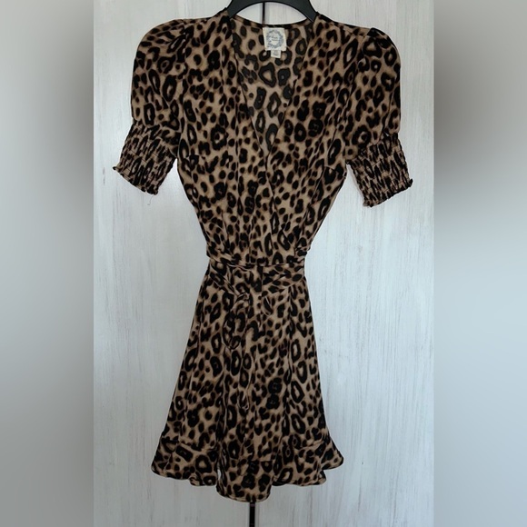 Summer dress wrap around Size XS By Blue Rain lined worn twice EUC - Picture 1 of 7